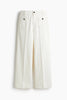 Skydot Ivory Pocket Wide Pants Skydot