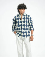 SkydotDiamond Check Shirt Skydot